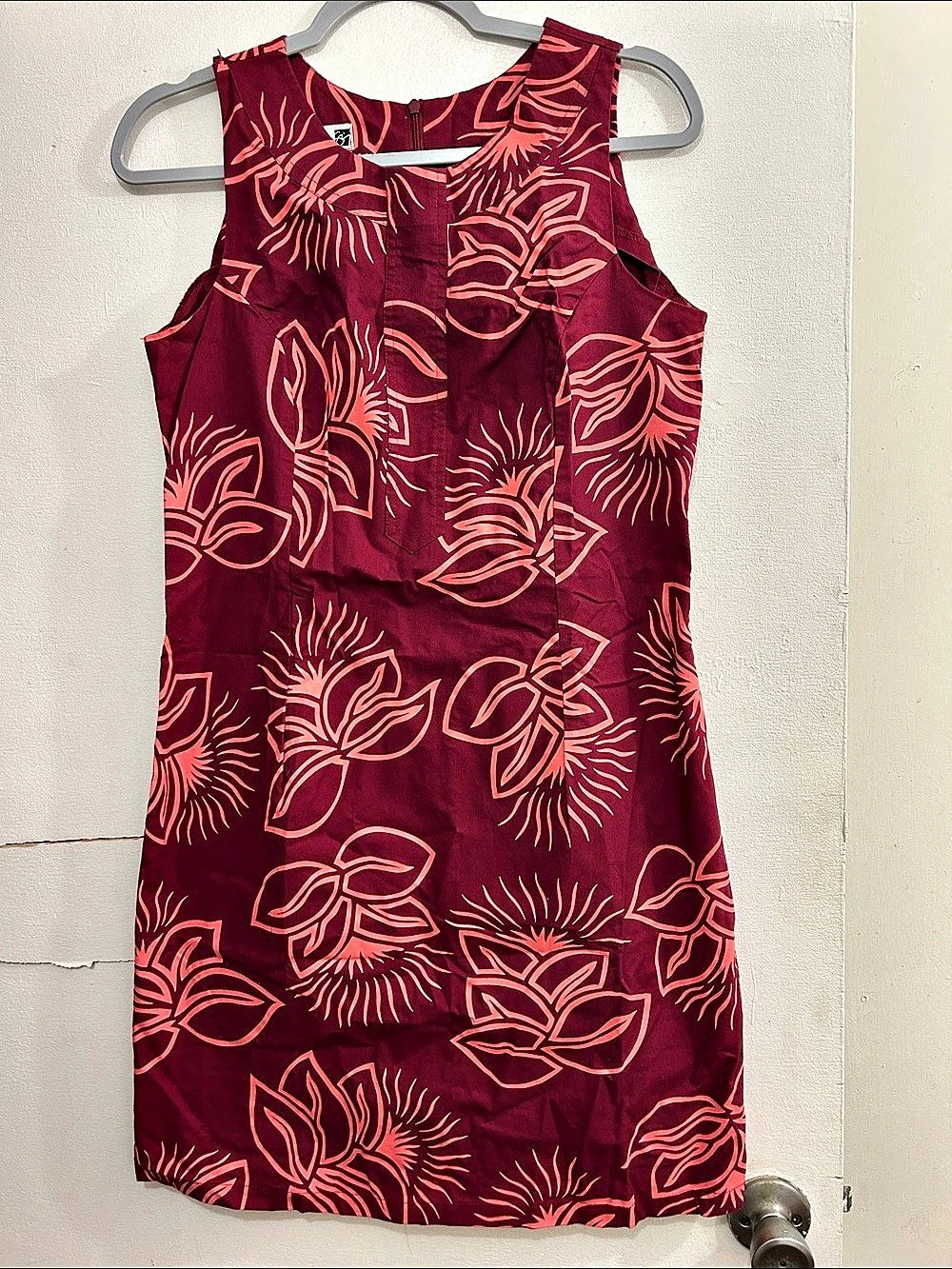 Sig Zane Lehuamamo Mini Dress in Red & Pink